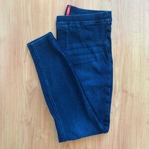 SPANX High-Rise Skinny Jeans in Dark Indigo Blue